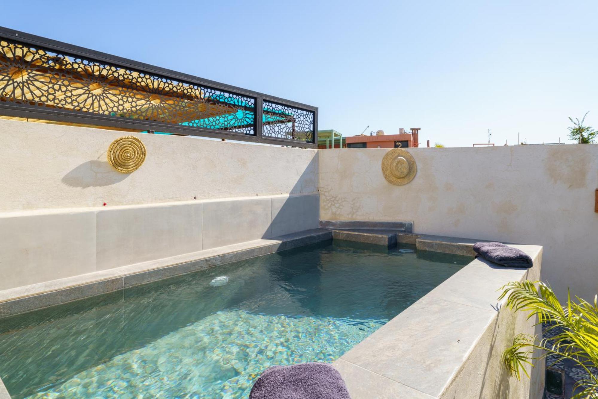 Riad 4 Chambres - Piscine & Petit Dejeuner Gratuit - Wifi Fibre Optique Μαρακές Εξωτερικό φωτογραφία