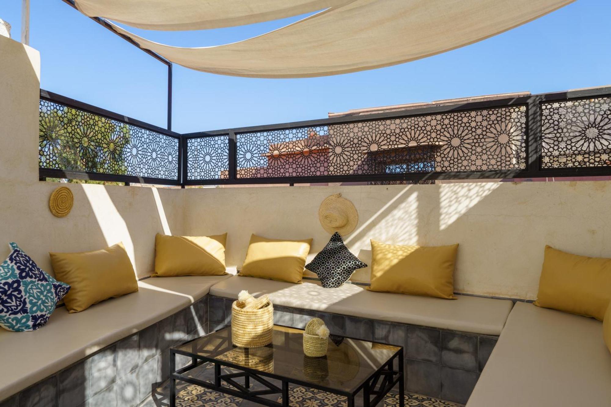 Riad 4 Chambres - Piscine & Petit Dejeuner Gratuit - Wifi Fibre Optique Μαρακές Εξωτερικό φωτογραφία