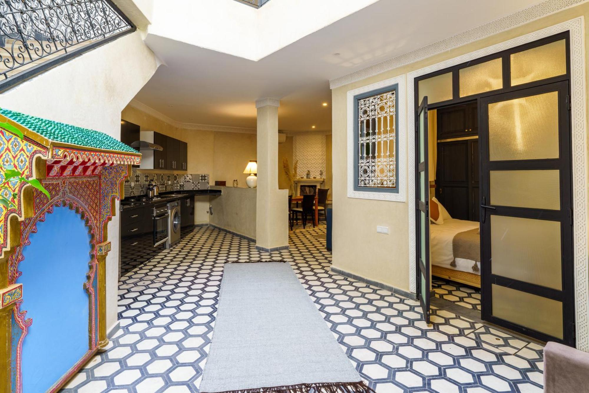 Riad 4 Chambres - Piscine & Petit Dejeuner Gratuit - Wifi Fibre Optique Μαρακές Εξωτερικό φωτογραφία